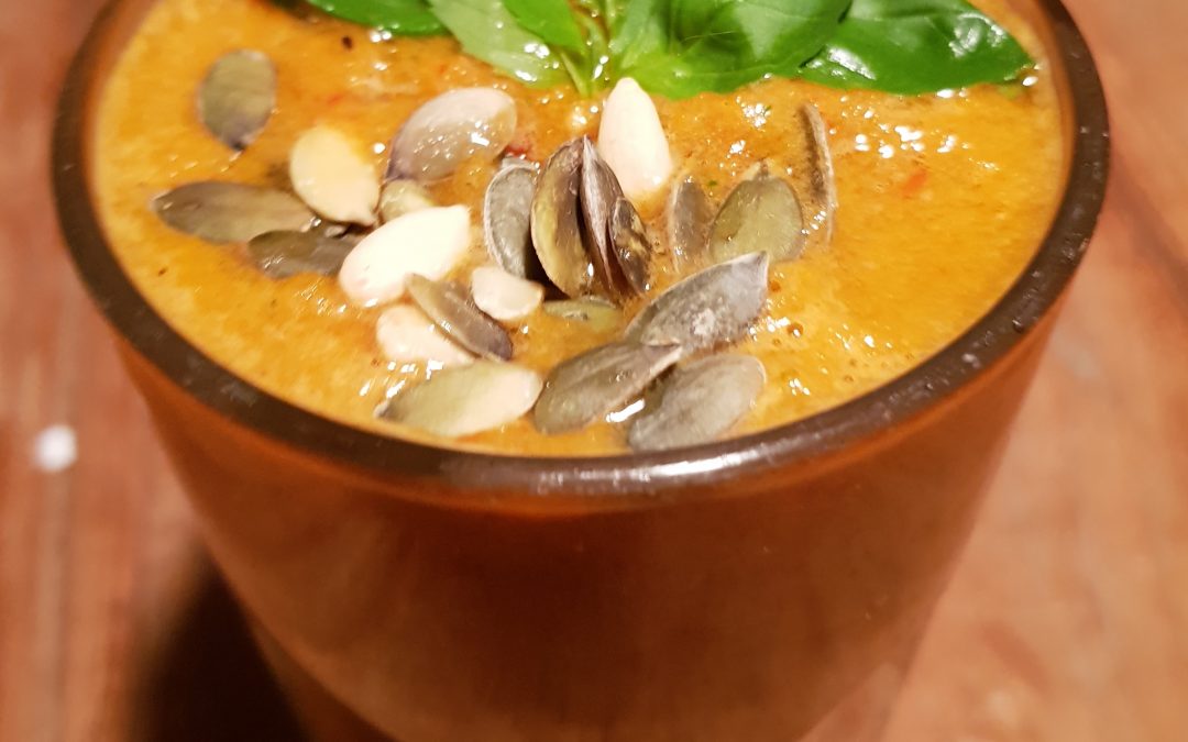 Paprika tomaat smoothie