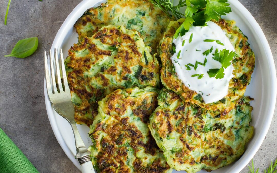 Spinazie-feta pannenkoek